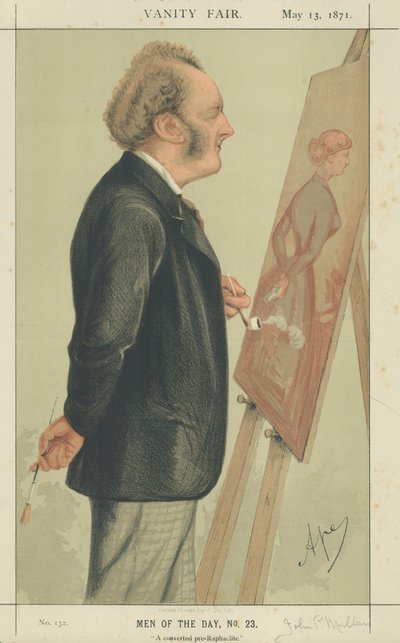 Mr John Everett Millais by Carlo Pellegrini